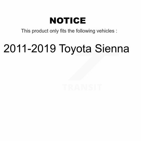 Tor Front Right Lower Suspension Control Arm Ball Joint Assembly For 11-19 Toyota Sienna TOR-CK622035